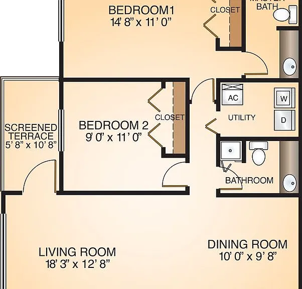 CORAL FALLS APARTMENTS — Photo 38
