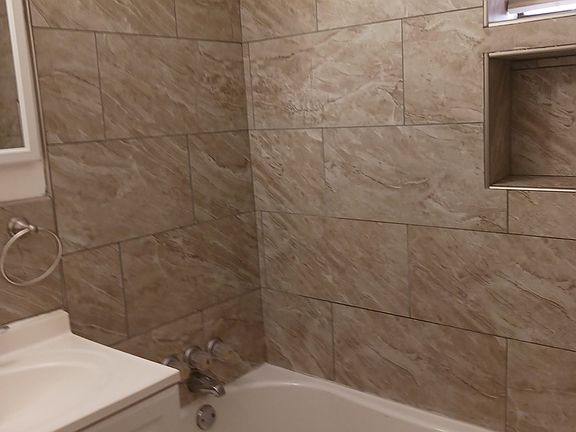 One of three bathrooms.