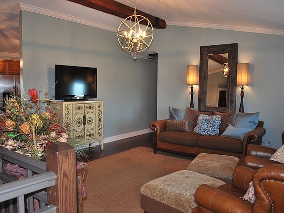 Newly painted living room.