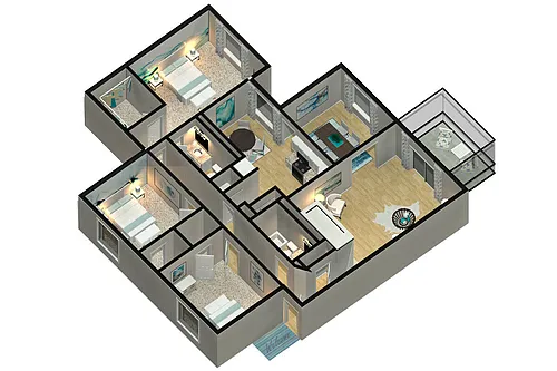 Floor plan The Cottage Elite Plus