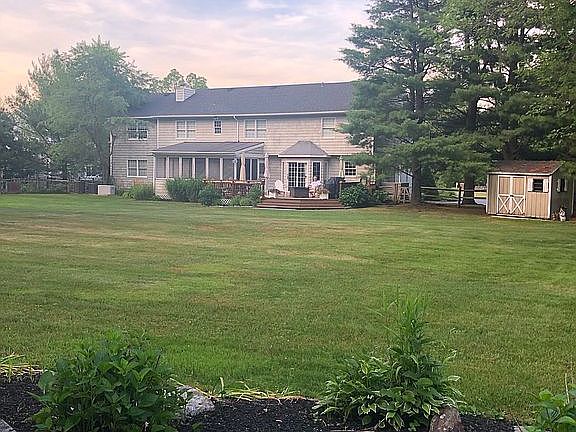 View from rock garden. 