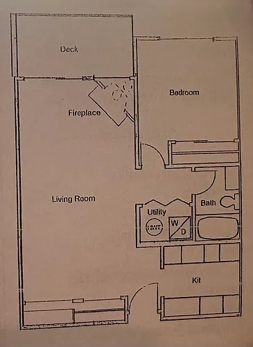 Floor plan 1X1