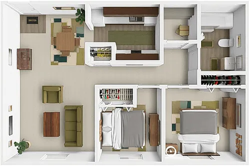 Floor plan 2 Bedroom