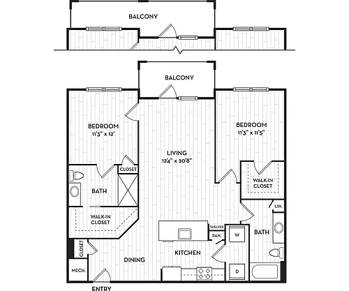 Floor plan Egret