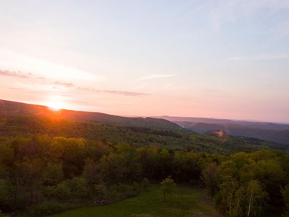 Sunrise from this mountain top chalet