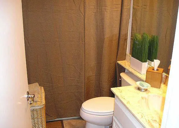 Bathroom in the hallway