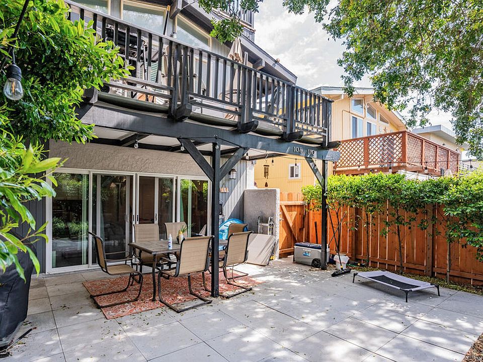 private backyard/patio.