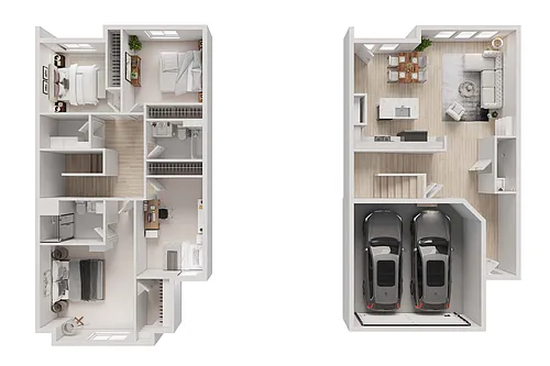 Floor plan Middle Unit