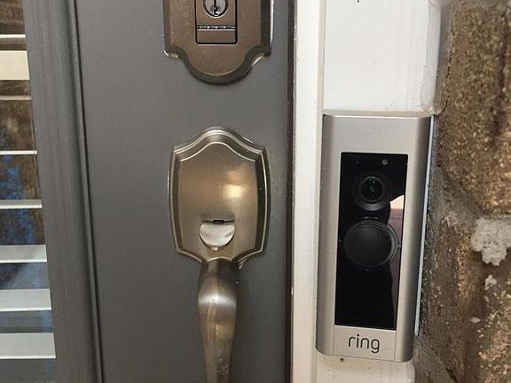 Front Door with Smartlock and Ring Doorbell