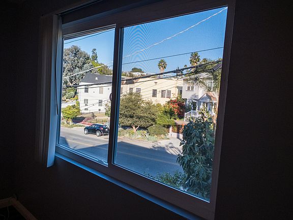 View from living room.