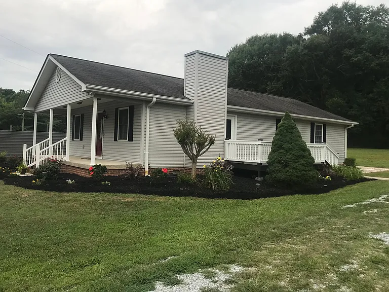 Front Porch and side Porch