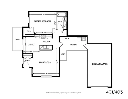 Floor plan Richmond Lower