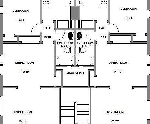 Floor Plan (depicts 2 units)