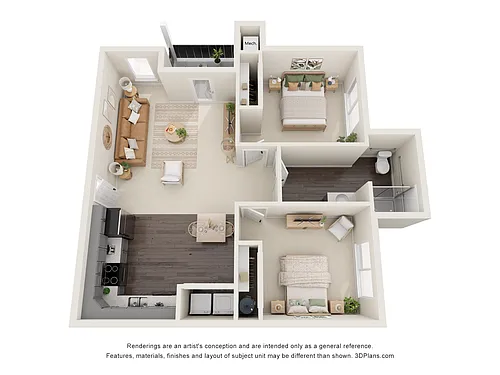 Floor plan 2X1 A