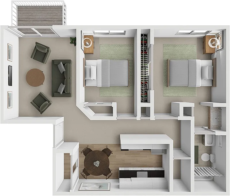 Floor plan The Ponderosa