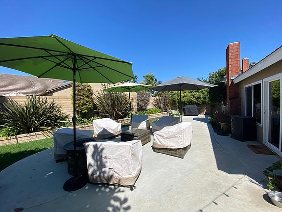 Back yard viewed from side yard