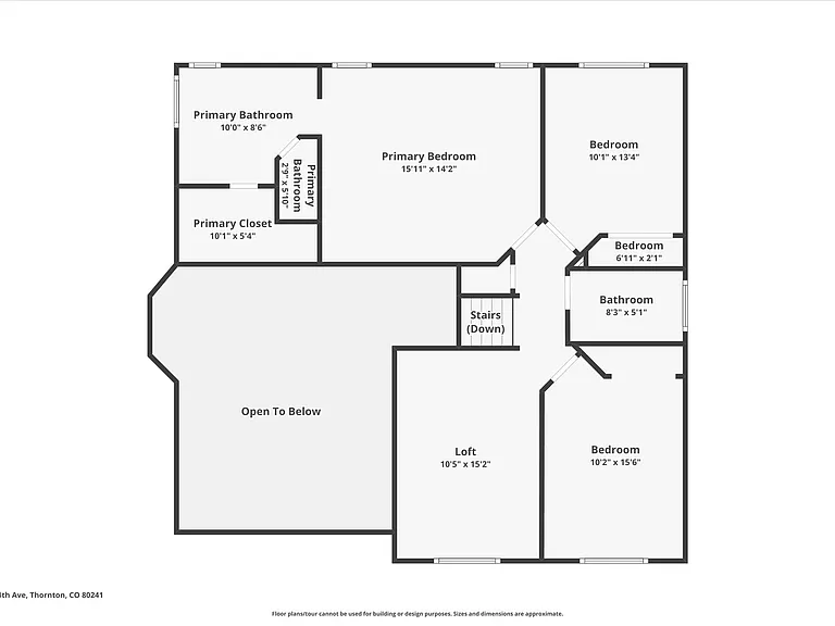Upstairs Floorplan