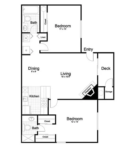 Floor plan 2x2L