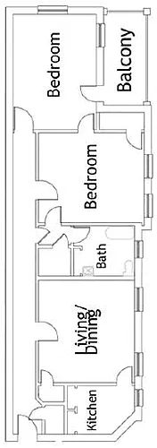 Floor plan The Hemingway