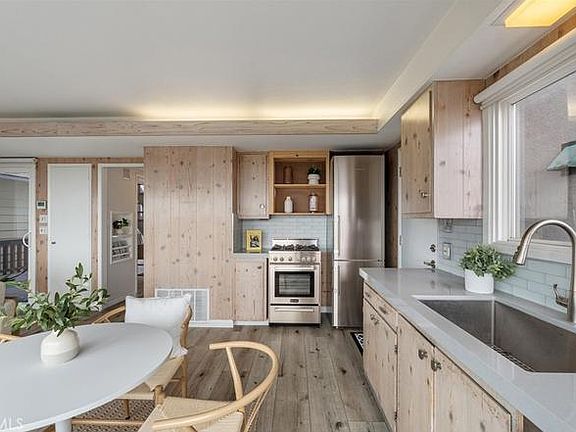 Kitchen and eating area