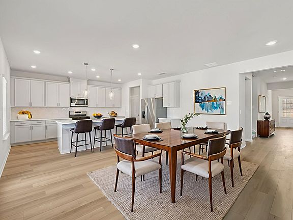 The Taylorsville Basement floorplan with the Timeless Contrast Linen interior package.