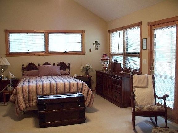Master Bedroom with Slider to Upper Deck
