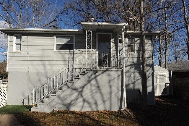 front of unit