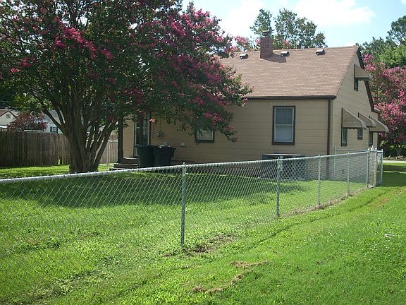 Large fenced back yard