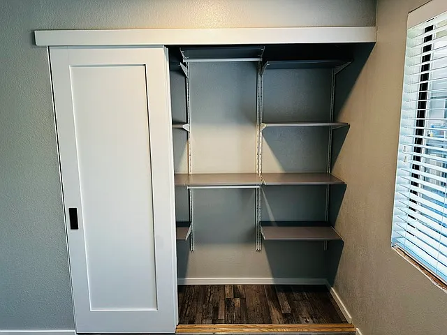 2nd Bedroom with Custom Closet Storage, Over 6 1/2 feet