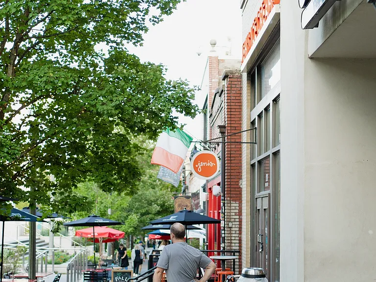 Entertainment is around every corner on our bustling high street locale.