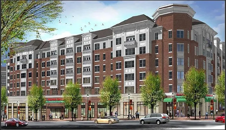 Harris Teeter and Metro a couple of minutes away
