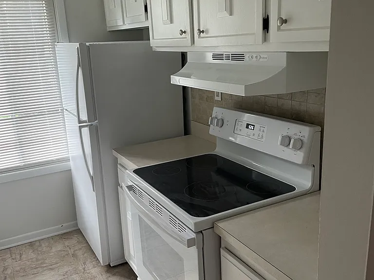 Right side of the kitchen featuring the gourmet stove.