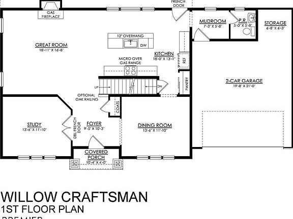 Willow Craftsman Premier Series - 1st Floor