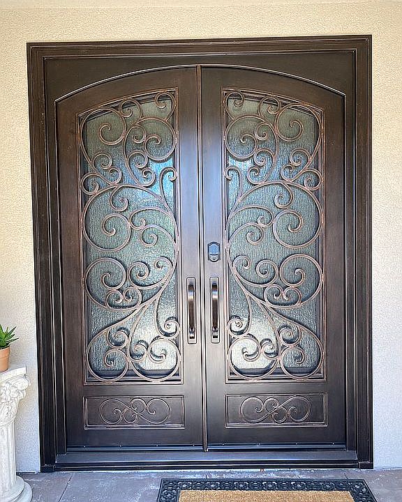 Custom Iron double door
