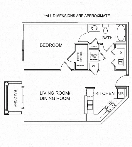 Floor plan 1C4 Floor Plan