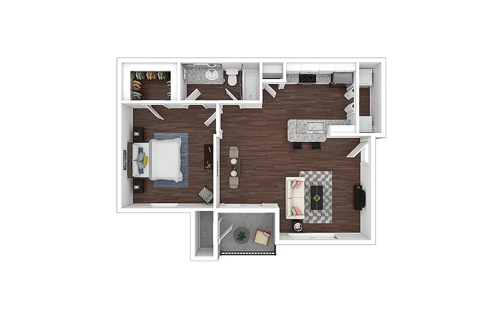 Floor plan Chesney - Renovated
