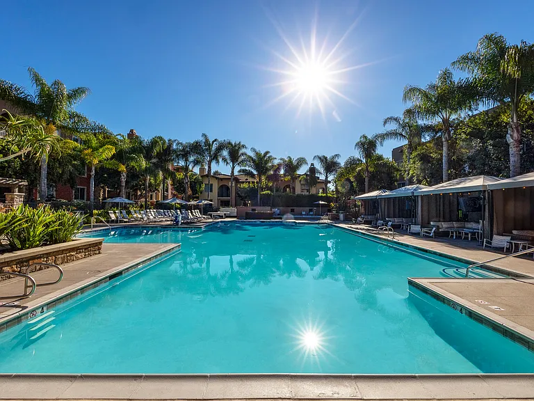 Beautiful Pool area with private cabanas