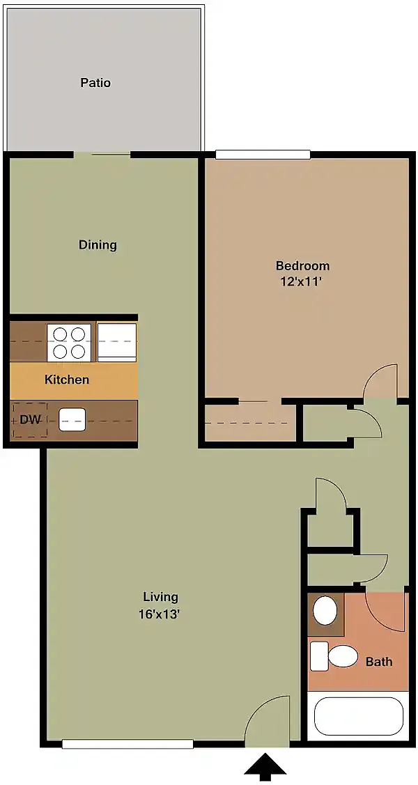 Floor plan A3 Silverleaf Oak
