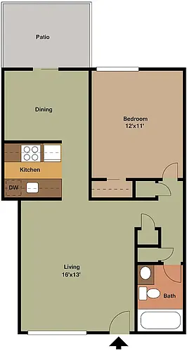 Floor plan A3 Silverleaf Oak