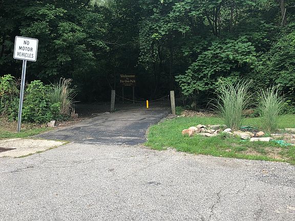 End of street/park entrance 