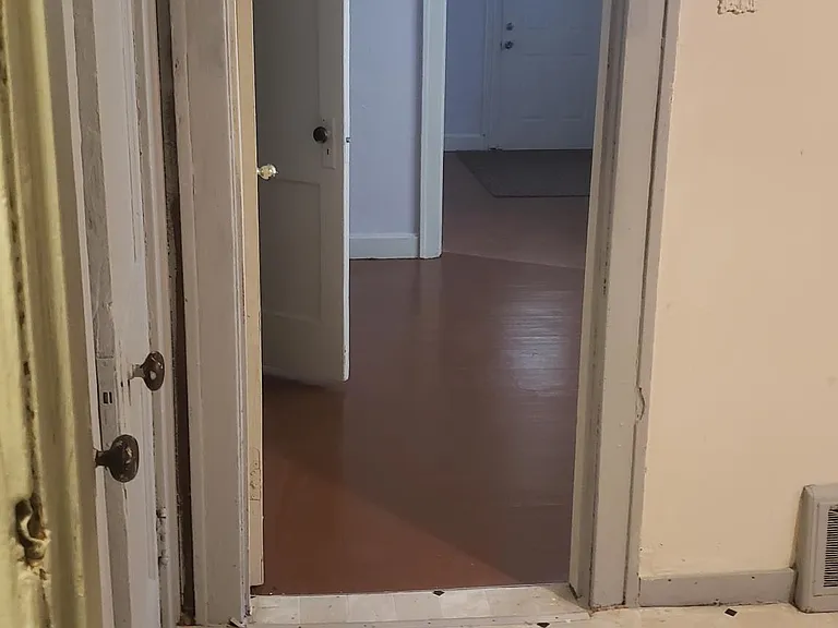 kitchen looking towards front door