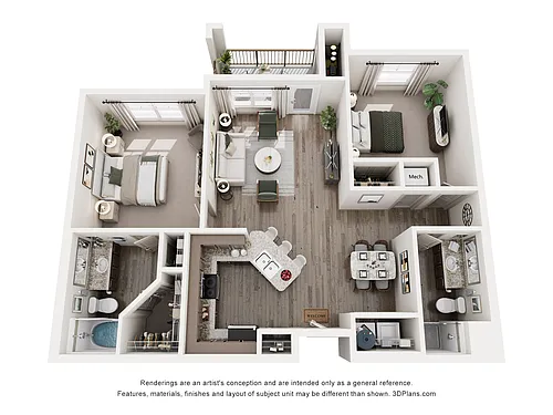 Floor plan B3