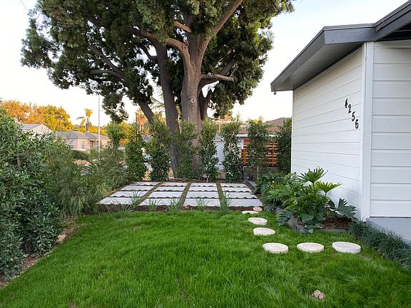 Private Front & Side Yard.