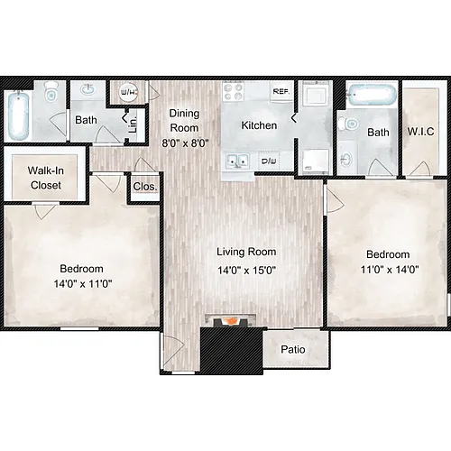 Floor plan Bradford Classic