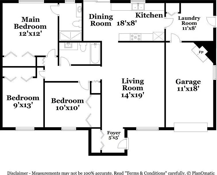 3 bed, 2.0 bath, 1218 sqft, $2,990 — Photo 2