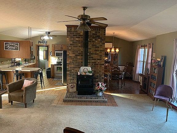 View from front
door