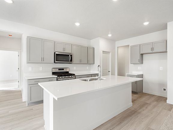 The Weber floorplan interior image taken at a Meritage Homes Community in Grantsville, UT.