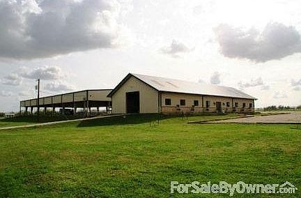 Main 8 stall barn with covered arena