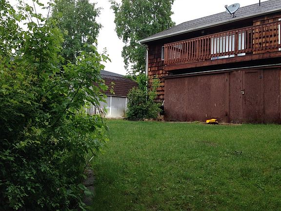 Back yard Southwest end