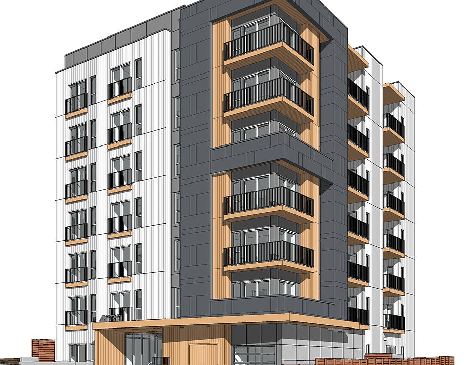 A rendering of what our building would look like when completed.